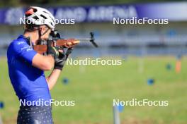 18.07.2024, Lenzerheide, Switzerland (SUI): Vaclav Cervenka (USA) - Biathlon summer training, Lenzerheide (SUI). www.nordicfocus.com. © Manzoni/NordicFocus. Every downloaded picture is fee-liable.