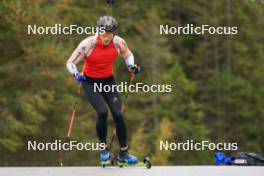 13.10.2024, Ramsau am Dachstein, Austria (AUT): Gion Stalder (SUI) - Biathlon summer training, Ramsau am Dachstein (AUT). www.nordicfocus.com. © Manzoni/NordicFocus. Every downloaded picture is fee-liable.