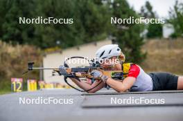 20.09.2024, Font-Romeu, France (FRA): Maya Cloetens (BEL) - Biathlon summer training, Font-Romeu (FRA). www.nordicfocus.com. © Authamayou/NordicFocus. Every downloaded picture is fee-liable.