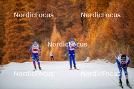 07.11.2024, Bessans, France (FRA): Remi Broutier  (FRA), Emilien Claude (FRA), (l-r) - Biathlon summer training, Bessans (FRA). www.nordicfocus.com. © Authamayou/NordicFocus. Every downloaded picture is fee-liable.