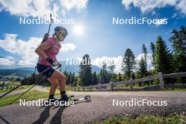 06.08.2024, Lavaze, Italy (ITA): Anna Gandler (AUT) - Biathlon summer training, Lavaze (ITA). www.nordicfocus.com. © Barbieri/NordicFocus. Every downloaded picture is fee-liable.