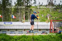 15.06.2024, Lavaze, Italy (ITA): Jesper Nelin (SWE) - Biathlon summer training, Lavaze (ITA). www.nordicfocus.com. © Barbieri/NordicFocus. Every downloaded picture is fee-liable.