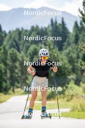 17.08.2024, Font-Romeu, France (FRA): Célia Henaff (FRA) - Biathlon summer training, Font-Romeu (FRA). www.nordicfocus.com. © Authamayou/NordicFocus. Every downloaded picture is fee-liable.