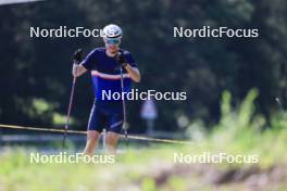 18.07.2024, Lenzerheide, Switzerland (SUI): Campbell Wright (NZL) - Biathlon summer training, Lenzerheide (SUI). www.nordicfocus.com. © Manzoni/NordicFocus. Every downloaded picture is fee-liable.