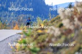 12.10.2024, Ramsau am Dachstein, Austria (AUT): Dmytro Pidruchnyi (UKR) - Biathlon summer training, Ramsau am Dachstein (AUT). www.nordicfocus.com. © Manzoni/NordicFocus. Every downloaded picture is fee-liable.