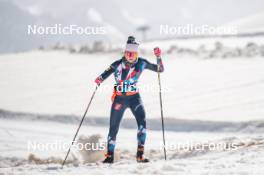 19.06.2024, Tignes, France (FRA): Camille Coupe (FRA) - Biathlon summer training, Tignes (FRA). www.nordicfocus.com. © Authamayou/NordicFocus. Every downloaded picture is fee-liable.