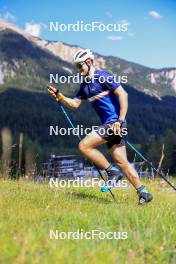 15.07.2024, Lenzerheide, Switzerland (SUI): Nikolas Burkhart (USA) - Biathlon summer training, Lenzerheide (SUI). www.nordicfocus.com. © Manzoni/NordicFocus. Every downloaded picture is fee-liable.