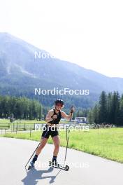 18.07.2024, Lenzerheide, Switzerland (SUI): Grace Castonguay (USA) - Biathlon summer training, Lenzerheide (SUI). www.nordicfocus.com. © Manzoni/NordicFocus. Every downloaded picture is fee-liable.