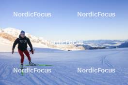 12.10.2024, Ramsau am Dachstein, Austria (AUT): Oceane Michelon (FRA) - Biathlon summer training, Dachsteinglacier, Ramsau am Dachstein (AUT). www.nordicfocus.com. © Manzoni/NordicFocus. Every downloaded picture is fee-liable.