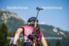 31.07.2024, Lavaze, Italy (ITA): Anna Juppe (AUT) - Biathlon summer training, Lavaze (ITA). www.nordicfocus.com. © Barbieri/NordicFocus. Every downloaded picture is fee-liable.