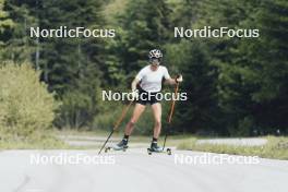 19.05.2024, Forni Avoltri, Italy (ITA): Lisa Vittozzi (ITA) - Biathlon summer training, Forni Avoltri (ITA). www.nordicfocus.com. © Del Fabbro/NordicFocus. Every downloaded picture is fee-liable.