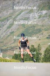 28.08.2024, Bessans, France (FRA): Lou Jeanmonnot (FRA) - Biathlon summer training, Bessans (FRA). www.nordicfocus.com. © Authamayou/NordicFocus. Every downloaded picture is fee-liable.