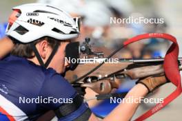 15.07.2024, Lenzerheide, Switzerland (SUI): Bjorn Westervelt (USA) - Biathlon summer training, Lenzerheide (SUI). www.nordicfocus.com. © Manzoni/NordicFocus. Every downloaded picture is fee-liable.