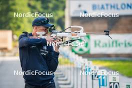 17.07.2024, Martell, Italy (ITA): Jonne Kahkonen (FIN) - Biathlon summer training, Martell (ITA). www.nordicfocus.com. © Barbieri/NordicFocus. Every downloaded picture is fee-liable.