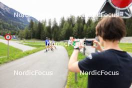 20.05.2024, Lenzerheide, Switzerland (SUI): Sandra Flunger (AUT) coach Team Switzerland - Biathlon summer training, Lenzerheide (SUI). www.nordicfocus.com. © Manzoni/NordicFocus. Every downloaded picture is fee-liable.