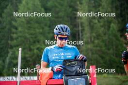 28.08.2024, Bessans, France (FRA): Quentin Fillon-Maillet (FRA) - Biathlon summer training, Bessans (FRA). www.nordicfocus.com. © Authamayou/NordicFocus. Every downloaded picture is fee-liable.