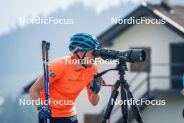 06.06.2024, Lavaze, Italy (ITA): Viktor Brandt (SWE) - Biathlon summer training, Lavaze (ITA). www.nordicfocus.com. © Barbieri/NordicFocus. Every downloaded picture is fee-liable.