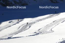 12.10.2024, Ramsau am Dachstein, Austria (AUT): Undefined athlete competes - Biathlon summer training, Dachsteinglacier, Ramsau am Dachstein (AUT). www.nordicfocus.com. © Manzoni/NordicFocus. Every downloaded picture is fee-liable.