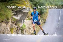 26.08.2024, Martell, Italy (ITA): Patrick Braunhofer (ITA) - Biathlon summer training, Martell (ITA). www.nordicfocus.com. © Vanzetta/NordicFocus. Every downloaded picture is fee-liable.