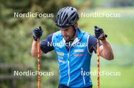 26.08.2024, Martell, Italy (ITA): Patrick Braunhofer (ITA) - Biathlon summer training, Martell (ITA). www.nordicfocus.com. © Vanzetta/NordicFocus. Every downloaded picture is fee-liable.