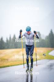 27.09.2024, Lavaze, Italy (ITA): Lukas Hofer (ITA) - Biathlon summer training, Lavaze (ITA). www.nordicfocus.com. © Barbieri/NordicFocus. Every downloaded picture is fee-liable.