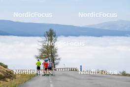 02.09.2024, Font-Romeu, France (FRA): Sebastian Samuelsson (SWE) - Biathlon summer training, Font-Romeu (FRA). www.nordicfocus.com. © Authamayou/NordicFocus. Every downloaded picture is fee-liable.