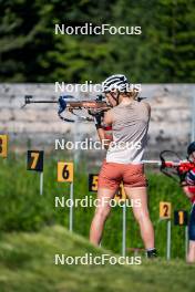 27.06.2024, Lavaze, Italy (ITA): Karoline Offigstad  Knotten (NOR) - Biathlon summer training, Lavaze (ITA). www.nordicfocus.com. © Barbieri/NordicFocus. Every downloaded picture is fee-liable.