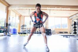 15.07.2024, Lenzerheide, Switzerland (SUI): Deedra Irwin (USA) - Biathlon summer training, Lenzerheide (SUI). www.nordicfocus.com. © Manzoni/NordicFocus. Every downloaded picture is fee-liable.