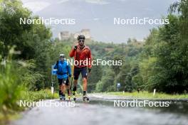 26.08.2024, Martell, Italy (ITA): Patrick Braunhofer (ITA) - Biathlon summer training, Martell (ITA). www.nordicfocus.com. © Vanzetta/NordicFocus. Every downloaded picture is fee-liable.