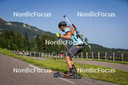 31.07.2024, Lavaze, Italy (ITA): Emilien Claude (FRA) - Biathlon summer training, Lavaze (ITA). www.nordicfocus.com. © Barbieri/NordicFocus. Every downloaded picture is fee-liable.