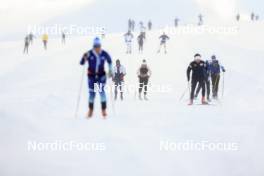 11.10.2024, Ramsau am Dachstein, Austria (AUT): Julia Simon (FRA), Oceane Michelon (FRA), (l-r) - Biathlon summer training, Ramsau am Dachstein (AUT). www.nordicfocus.com. © Manzoni/NordicFocus. Every downloaded picture is fee-liable.