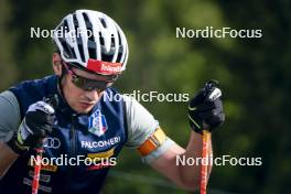 19.06.2024, Lavaze, Italy (ITA): Tommaso Giacomel (ITA) - Biathlon summer training, Lavaze (ITA). www.nordicfocus.com. © Vanzetta/NordicFocus. Every downloaded picture is fee-liable.