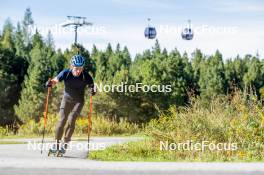 05.09.2024, Font-Romeu, France (FRA): Jesper Nelin (SWE) - Biathlon summer training, Font-Romeu (FRA). www.nordicfocus.com. © Authamayou/NordicFocus. Every downloaded picture is fee-liable.