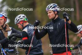 13.10.2024, Ramsau am Dachstein, Austria (AUT): Niklas Hartweg (SUI) - Biathlon summer training, Ramsau am Dachstein (AUT). www.nordicfocus.com. © Manzoni/NordicFocus. Every downloaded picture is fee-liable.