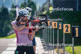 31.07.2024, Lavaze, Italy (ITA): Tamara Steiner (AUT) - Biathlon summer training, Lavaze (ITA). www.nordicfocus.com. © Barbieri/NordicFocus. Every downloaded picture is fee-liable.