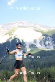 15.07.2024, Lenzerheide, Switzerland (SUI): Grace Castonguay (USA) - Biathlon summer training, Lenzerheide (SUI). www.nordicfocus.com. © Manzoni/NordicFocus. Every downloaded picture is fee-liable.