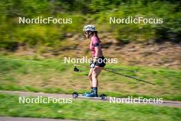 31.07.2024, Lavaze, Italy (ITA): Lisa Osl (AUT) - Biathlon summer training, Lavaze (ITA). www.nordicfocus.com. © Barbieri/NordicFocus. Every downloaded picture is fee-liable.