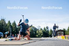 05.09.2024, Font-Romeu, France (FRA): Sara Andersson (SWE) - Biathlon summer training, Font-Romeu (FRA). www.nordicfocus.com. © Authamayou/NordicFocus. Every downloaded picture is fee-liable.