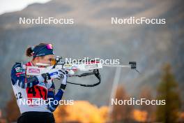 07.11.2024, Bessans, France (FRA): Paula Botet (FRA) - Biathlon summer training, Bessans (FRA). www.nordicfocus.com. © Authamayou/NordicFocus. Every downloaded picture is fee-liable.