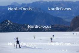 14.10.2024, Ramsau am Dachstein, Austria (AUT): Gilonne Guigonnat (FRA) - Biathlon summer training, Dachsteinglacier, Ramsau am Dachstein (AUT). www.nordicfocus.com. © Manzoni/NordicFocus. Every downloaded picture is fee-liable.