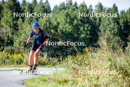 05.09.2024, Font-Romeu, France (FRA): Ella Halvarsson (SWE) - Biathlon summer training, Font-Romeu (FRA). www.nordicfocus.com. © Authamayou/NordicFocus. Every downloaded picture is fee-liable.