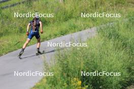 18.07.2024, Lenzerheide, Switzerland (SUI): Bjorn Westervelt (USA) - Biathlon summer training, Lenzerheide (SUI). www.nordicfocus.com. © Manzoni/NordicFocus. Every downloaded picture is fee-liable.