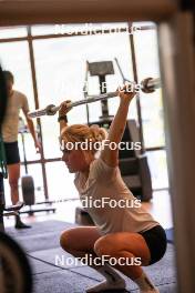 18.06.2024, Tignes, France (FRA): Sophie Chauveau (FRA) - Biathlon summer training, Tignes (FRA). www.nordicfocus.com. © Authamayou/NordicFocus. Every downloaded picture is fee-liable.