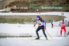 09.11.2024, Bessans, France (FRA): Justine Braisaz-Bouchet (FRA) - Biathlon summer training, Bessans (FRA). www.nordicfocus.com. © Authamayou/NordicFocus. Every downloaded picture is fee-liable.