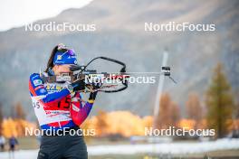 07.11.2024, Bessans, France (FRA): Chloe Bened (FRA) - Biathlon summer training, Bessans (FRA). www.nordicfocus.com. © Authamayou/NordicFocus. Every downloaded picture is fee-liable.