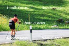 27.06.2024, Juf, Switzerland (SUI): Joscha Burkhalter (SUI) - Biathlon summer training, Juf (SUI). www.nordicfocus.com. © Manzoni/NordicFocus. Every downloaded picture is fee-liable.