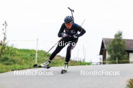 16.09.2024, Lenzerheide, Switzerland (SUI): Camille Bened (FRA) - Biathlon summer training, Lenzerheide (SUI). www.nordicfocus.com. © Manzoni/NordicFocus. Every downloaded picture is fee-liable.