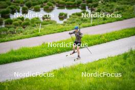 15.06.2024, Lavaze, Italy (ITA): Anton Ivarsson (SWE) - Biathlon summer training, Lavaze (ITA). www.nordicfocus.com. © Barbieri/NordicFocus. Every downloaded picture is fee-liable.