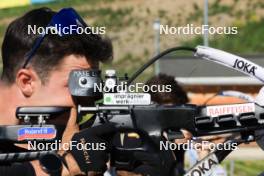 20.05.2024, Lenzerheide, Switzerland (SUI): Niklas Hartweg (SUI) - Biathlon summer training, Lenzerheide (SUI). www.nordicfocus.com. © Manzoni/NordicFocus. Every downloaded picture is fee-liable.