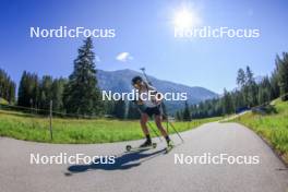 06.08.2024, Lenzerheide, Switzerland (SUI): Lisa Theresa Hauser (AUT) - Biathlon summer training, Lenzerheide (SUI). www.nordicfocus.com. © Manzoni/NordicFocus. Every downloaded picture is fee-liable.